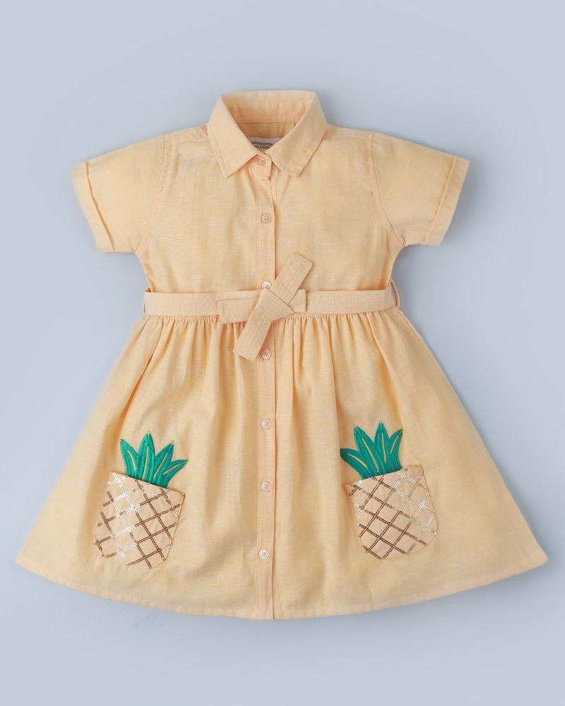 Pineapple Pocket Dress